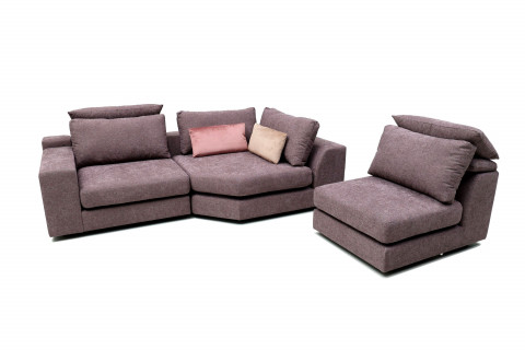 Диван трехместный Foster/Фостер с угловым элементом