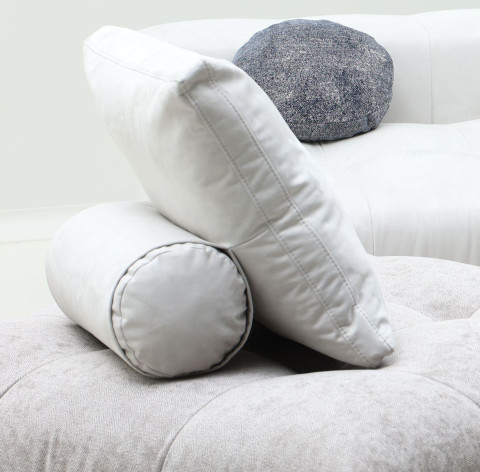 Подушка с валиком отдельностоящая Трюфель