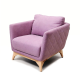 Кресло Ohio/Огайо розовое