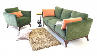 Диван трехместный Ohio/Огайо нераскладной