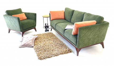 Диван трехместный Ohio/Огайо нераскладной